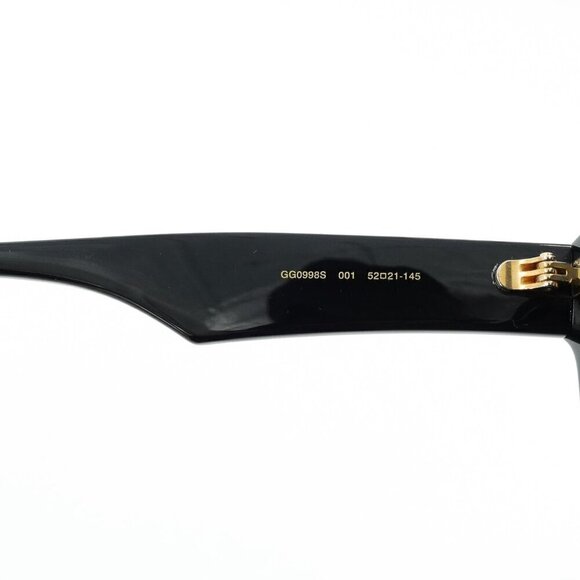Gucci GG0998 Square Sunglasses Black Gray OS - Picture 7 of 15